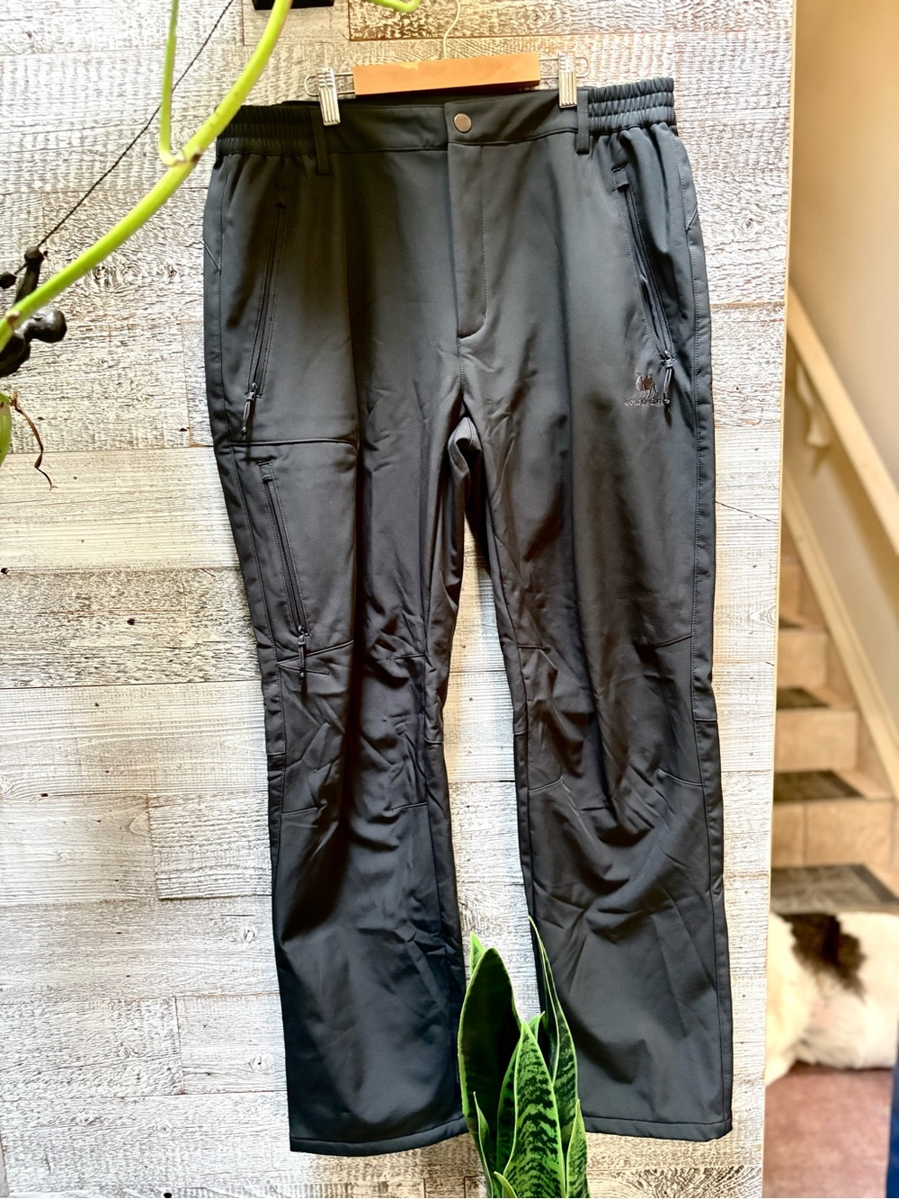 Golden Camel | Thermal Waterproof Fleece-Lined Softshell Outdoor Pants - Men's L